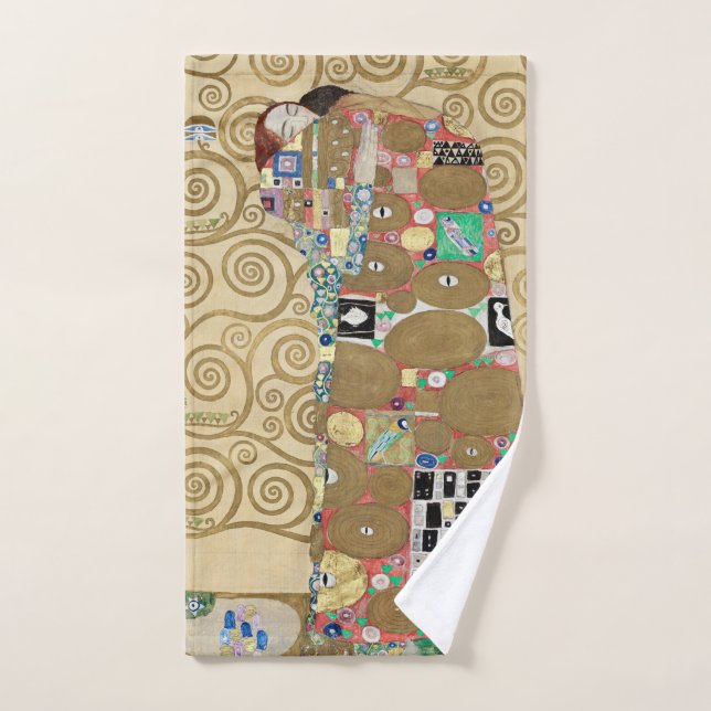 Gustav Klimt Fulfilment Hand Towel (Hand Towel)