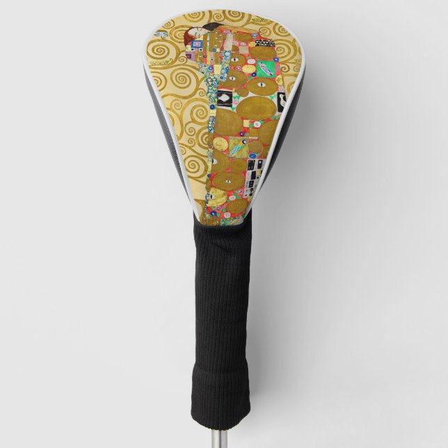 Gustav Klimt Fulfilment Nouveau Couple Golf Head Cover (Front)