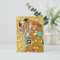 Gustav Klimt Fulfilment Nouveau Couple