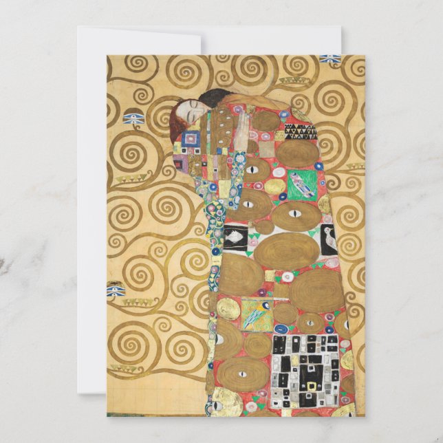 Gustav Klimt - Fulfilment, Stoclet Frieze Invitation (Front)