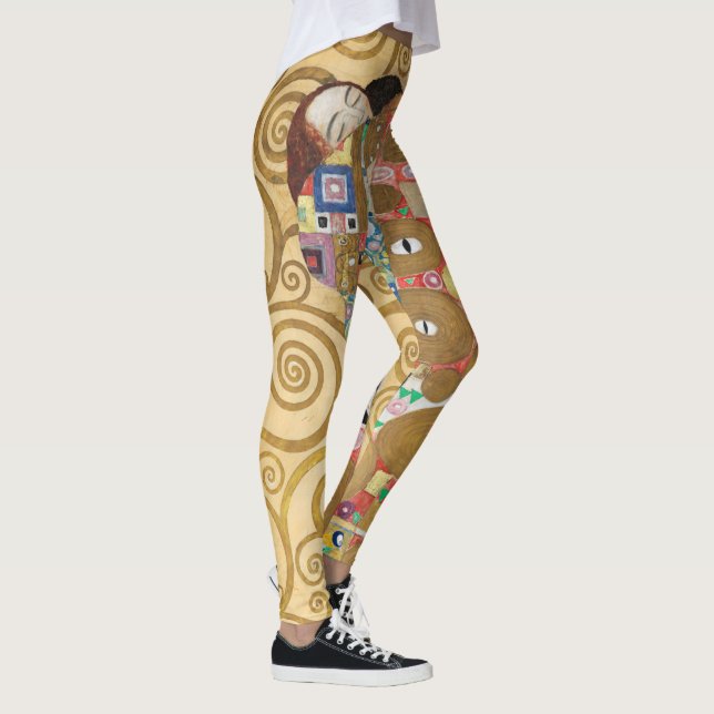Gustav Klimt - Fulfilment, Stoclet Frieze Leggings (Right)