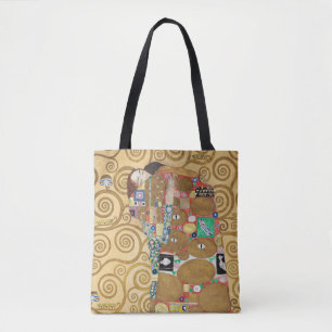 Gustav Klimt - Fulfilment, Stoclet Frieze Tote Bag
