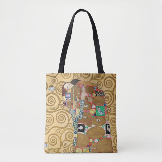 Gustav Klimt - Fulfilment, Stoclet Frieze Tote Bag (Front)