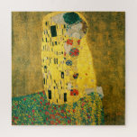 Gustav Klimt Golden Art The Kiss for Lovers Jigsaw Puzzle<br><div class="desc">According to art therapists, puzzles improve reality orientation, increase self-esteem, reduce anxiety and negative thoughts. Our brain experiences relief and enters a meditative state. So, if you are looking for something unique, custom and stress-free activity for you or for someone who loves art, then this Jigsaw Puzzle is the one...</div>