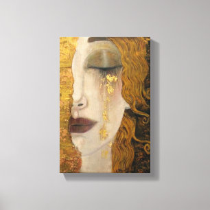 Gustav Klimt Golden Tears Canvas Print