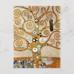 Gustav Klimt Golden Tree of Life with Bird Postcard<br><div class="desc">A panel from a mural at the Stoclet Palace in Brussels,  Belgium.</div>