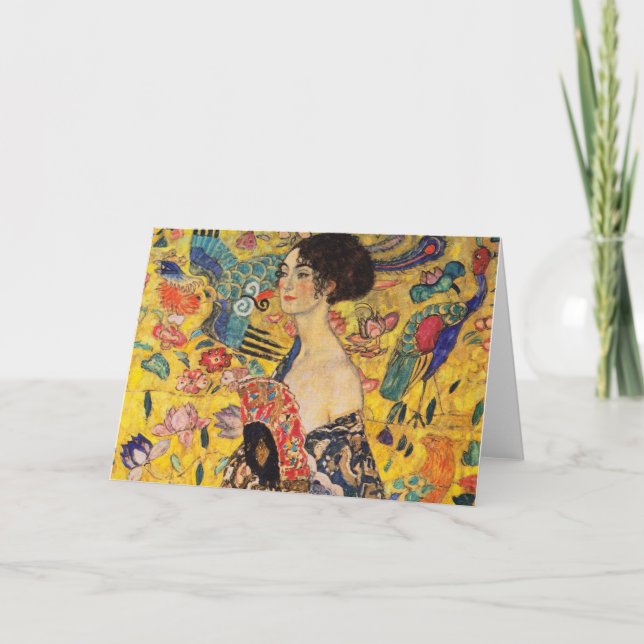 Gustav Klimt Greetings Card (Front)