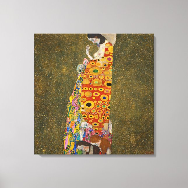 Gustav Klimt - Hope Canvas Print (Front)