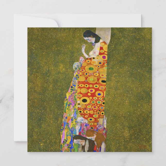 Gustav Klimt - Hope II Thank You Card (Front)