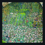 Gustav Klimt - Horticultural Landscape and Hilltop Poster<br><div class="desc">Horticultural Landscape with a Hilltop - Gustav Klimt,  Oil on Canvas,  1916</div>