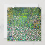 Gustav Klimt - Horticultural Landscape and Hilltop Thank You Card<br><div class="desc">Horticultural Landscape with a Hilltop - Gustav Klimt,  Oil on Canvas,  1916</div>