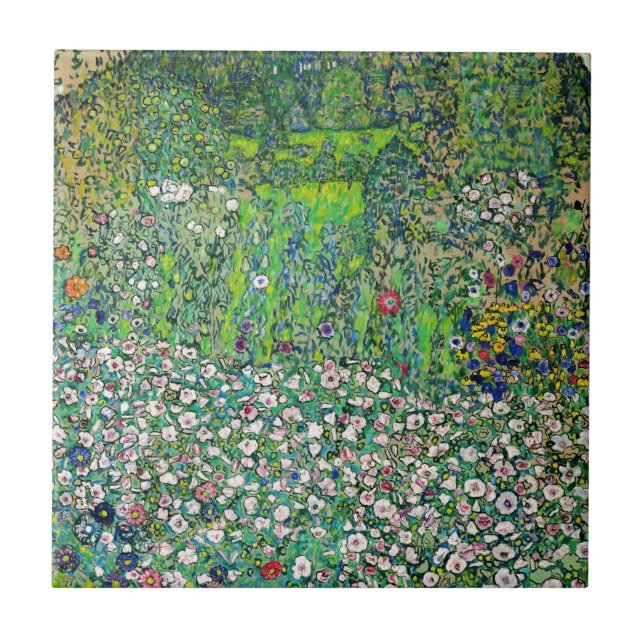 Gustav Klimt - Horticultural Landscape and Hilltop Tile (Front)