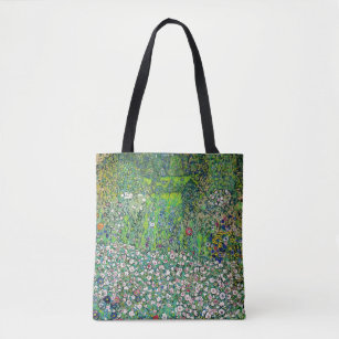 Gustav Klimt - Horticultural Landscape and Hilltop Tote Bag