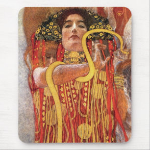 Gustav Klimt - Hygieia Medicine Goddess of Health Mouse Mat