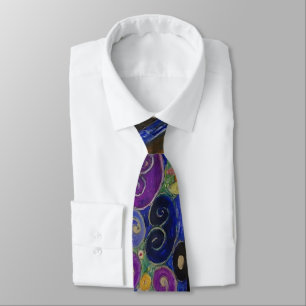 Gustav Klimt Inspired Art - The Virgin Neck Tie