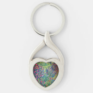 Gustav Klimt Italian Garden Key Ring