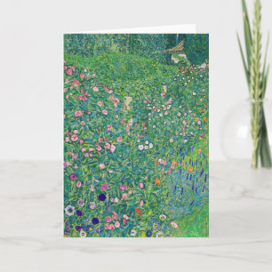 Gustav Klimt - Italian Garden Landscape Card