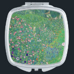 Gustav Klimt - Italian Garden Landscape Compact Mirror<br><div class="desc">Italian Garden Landscape / Italian Horticultural Landscape - Gustav Klimt,  Oil on Canvas,  1913</div>