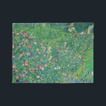 Gustav Klimt - Italian Garden Landscape Fleece Blanket<br><div class="desc">Italian Garden Landscape / Italian Horticultural Landscape - Gustav Klimt,  Oil on Canvas,  1913</div>