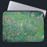 Gustav Klimt - Italian Garden Landscape Laptop Sleeve<br><div class="desc">Italian Garden Landscape / Italian Horticultural Landscape - Gustav Klimt,  Oil on Canvas,  1913</div>