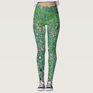 Gustav Klimt - Italian Garden Landscape Leggings