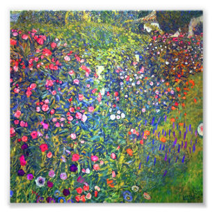 Gustav Klimt Italian Garden Landscape Photo Print