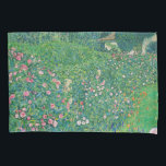Gustav Klimt - Italian Garden Landscape Pillowcase<br><div class="desc">Italian Garden Landscape / Italian Horticultural Landscape - Gustav Klimt,  Oil on Canvas,  1913</div>