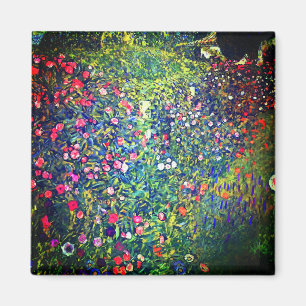 Gustav Klimt Italian Garden Magnet