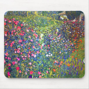 Gustav Klimt Italian Garden Mouse Mat