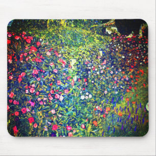 Gustav Klimt Italian Garden Mouse Mat