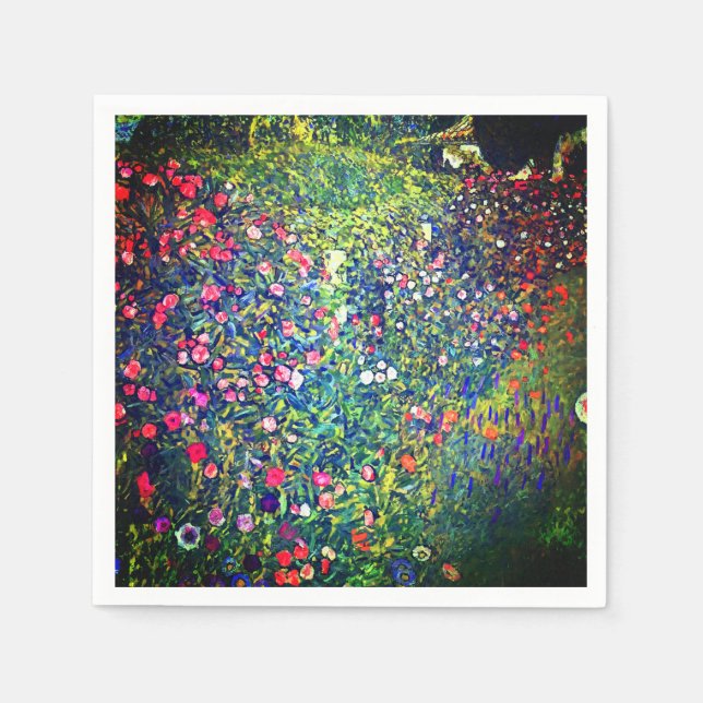 Gustav Klimt Italian Garden Napkin (Front)