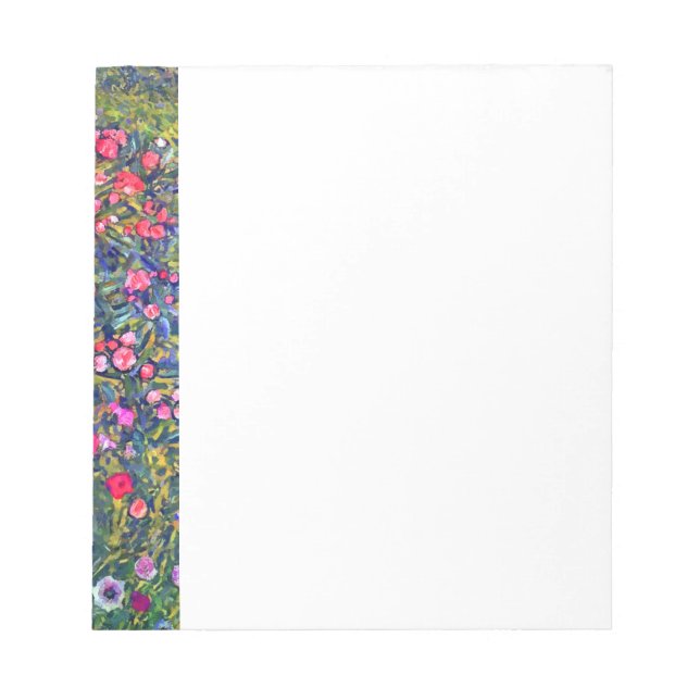 Gustav Klimt Italian Garden Updated Notepad (Front)