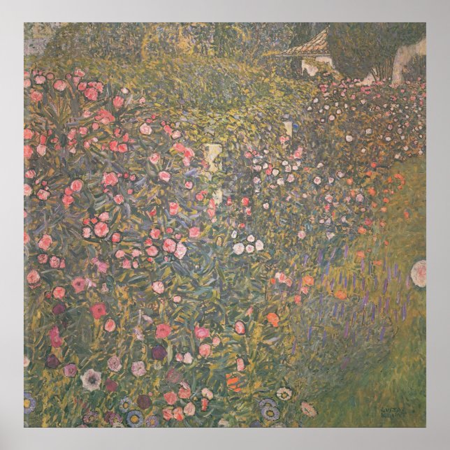 Gustav Klimt - Italian horticultural landscape Poster (Front)