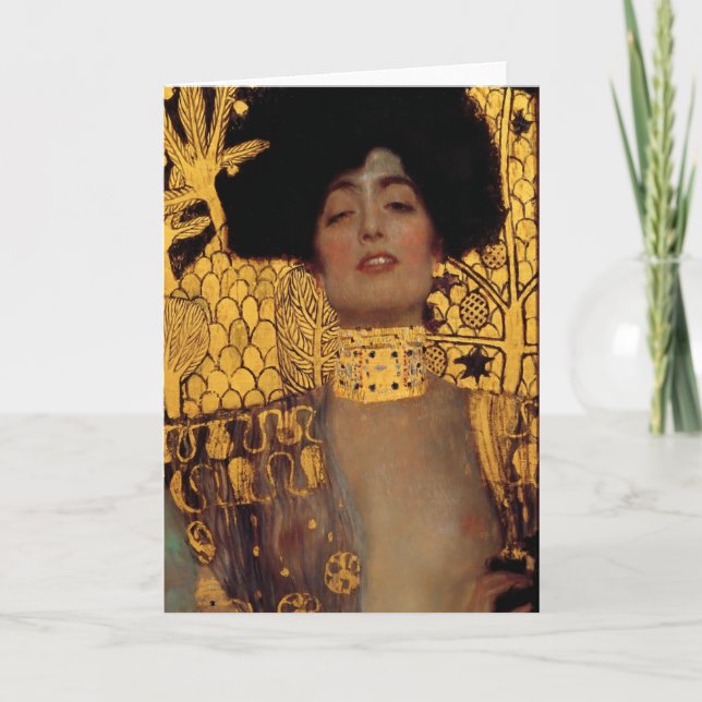 Gustav Klimt Judith And The Head Of Holofernes Card (Front)