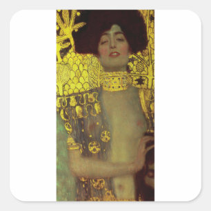 Gustav Klimt - Judith Square Sticker