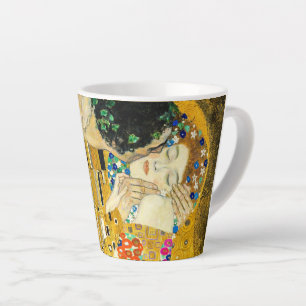 Gustav Klimt Kiss / Valentine's Day Artistic Latte Mug