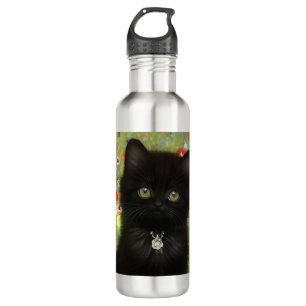 Gustav Klimt Kitten 710 Ml Water Bottle