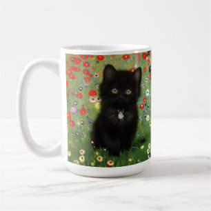Gustav Klimt Kitten Coffee Mug