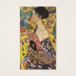 Gustav Klimt Lady With Fan Art Nouveau Painting<br><div class="desc">Gustav Klimt Lady With Fan Art Nouveau Painting This half portrait of a beautiful woman shows a yellow background with asiatic ornaments, colourful birds and lotus flowers. The lady wears a dress in the style of a kimono imprinted with motives of a Chinese dragon dress. Beautiful artistic romantic decorative fine...</div>