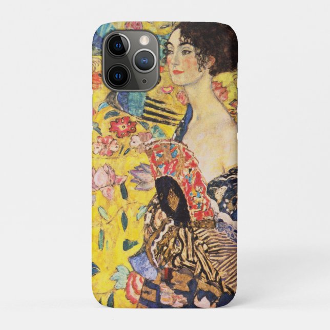 Gustav Klimt Lady With Fan Case-Mate iPhone Case (Back)