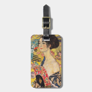 Gustav Klimt - Lady with Fan Luggage Tag