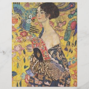 Gustav Klimt - Lady With Fan Painting