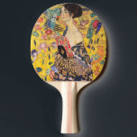 Gustav Klimt - Lady with Fan Ping Pong Paddle<br><div class="desc">Lady with Fan - Gustav Klimt,  Oil on Canvas,  1917-1918</div>