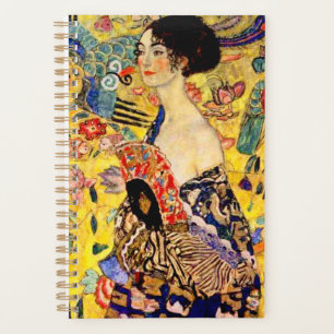 Gustav Klimt Lady with Fan Planner