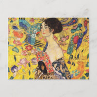 Gustav Klimt Lady With Fan