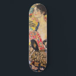 Gustav Klimt - Lady with Fan Skateboard<br><div class="desc">Lady with Fan - Gustav Klimt,  Oil on Canvas,  1917-1918</div>
