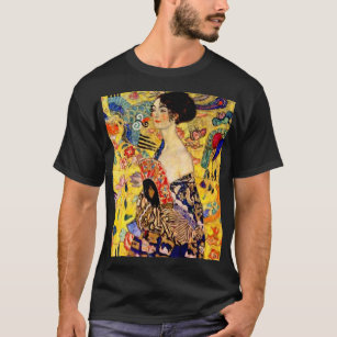 Gustav Klimt Lady with Fan T-Shirt