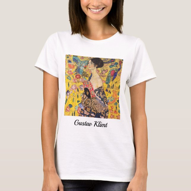 Gustav Klimt - Lady with Fan T-Shirt (Front)