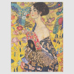 Gustav Klimt - Lady with Fan Tissue Paper<br><div class="desc">Lady with Fan - Gustav Klimt,  Oil on Canvas,  1917-1918</div>