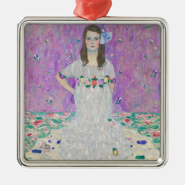 Gustav Klimt - Mada Primavesi Metal Tree Decoration (Front)